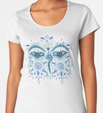 The Eyes of Buddha Women's Premium T-Shirt