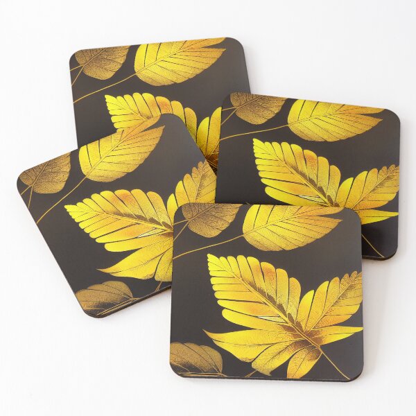 Item preview, Elegant Leaves artwork designed and sold by GoldfinchArt.