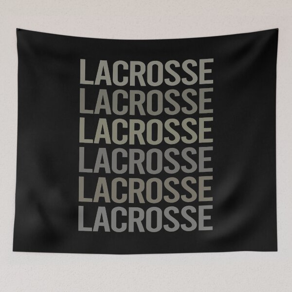 Artikelvorschau, Grauer Text-Kunst-Lacrosse entworfen und verkauft von StoreCalamity.