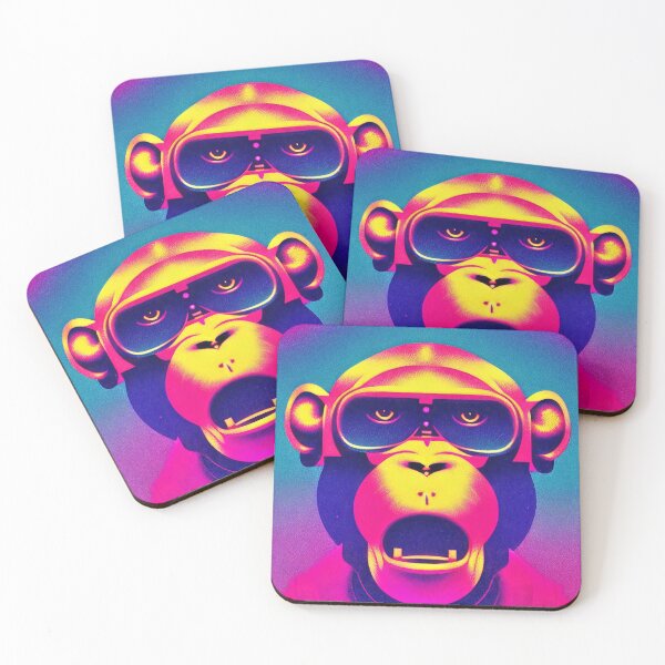 Item preview, Purple Monkey Hipster designed and sold by Grewtrel.
