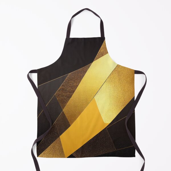Item preview, Abstract black and golden artwork designed and sold by GoldfinchArt.