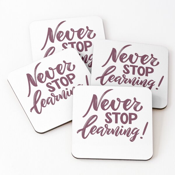 Item preview, Never Stop Learning designed and sold by WORLD-SOFIA.