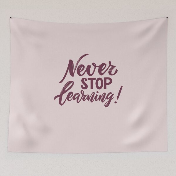 Item preview, Never Stop Learning designed and sold by WORLD-SOFIA.