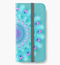 Peacock feathers mandala iPhone Wallet/Case/Skin