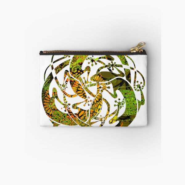 Item preview, Lizards Mandala  - green & yellow designed and sold by DreaMground.
