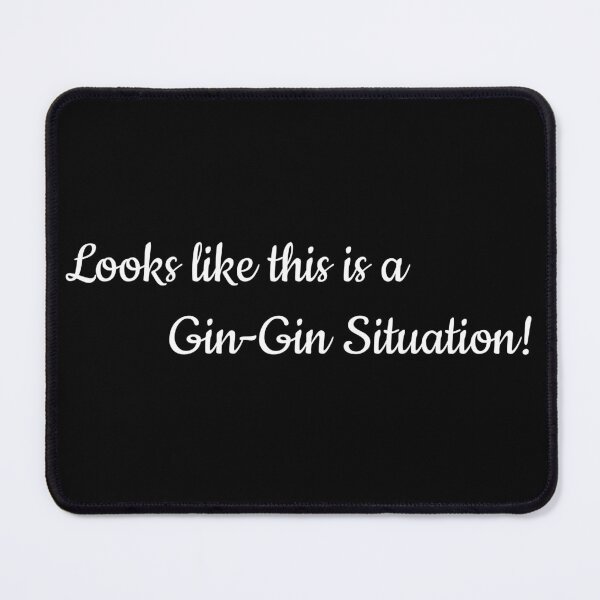 Item preview, Gin-Gin-Situation Sticker designed and sold by SPAZE-Typo.