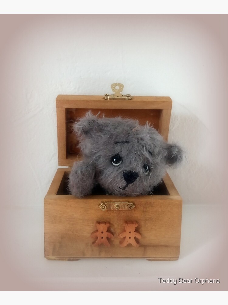 "'Jacques' Handmade bears from Teddy Bear Orphans" Sticker for Sale by