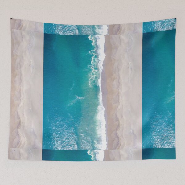 Artikelvorschau, Cooler bunter blauer und brauner Ozean und Strand Art.-Nr. entworfen und verkauft von BEAUTY ⭐⭐⭐⭐⭐.
