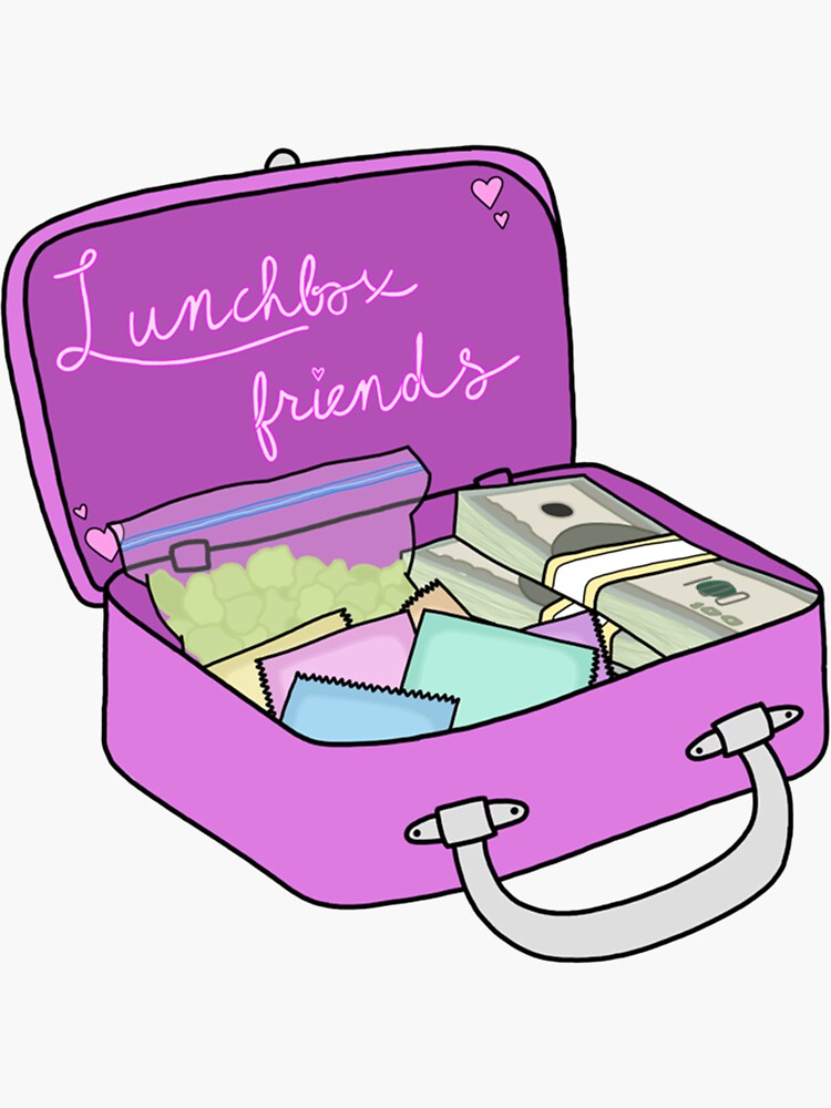 "Lunchbox Friends " Sticker for Sale by 16Jackson Redbubble
