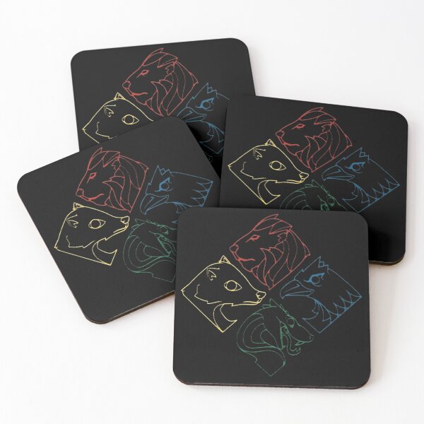 Item preview, colorful animals designed and sold by EspressoLove.