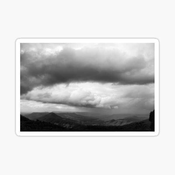 The valley of the shadow - Lamington National Park Sticker