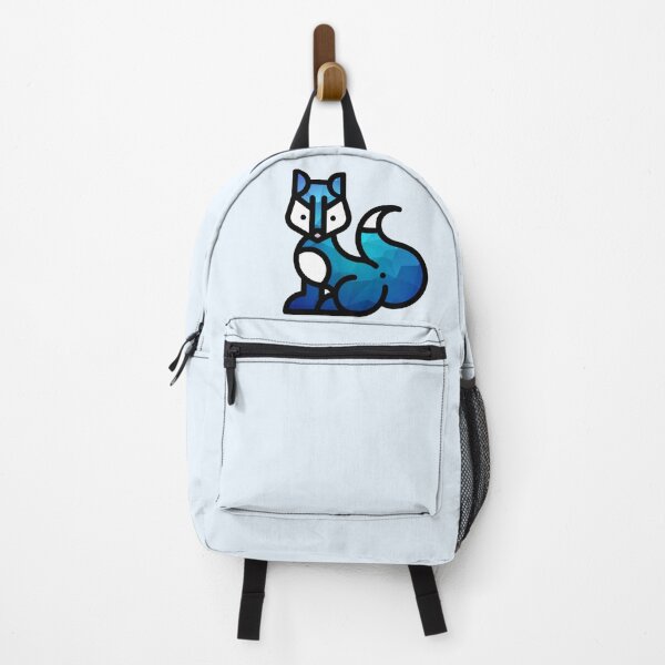 Item preview, Blue faceted elegant fox designed and sold by Camilla Wynter.