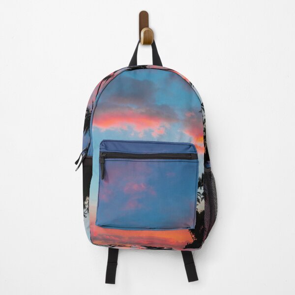 Item preview, Beautiful palm trees and amazing breathtaking red and purple clouds in the sky designed and sold by TheVIP.