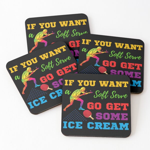 Item preview, Funny Table Tennis If You Want A Soft Serve designed and sold by Axelhellquis.