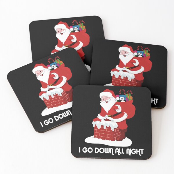 Item preview, I Go Down All Night Crude Dirty Funny Christmas Santa Shirt   designed and sold by LoveNGiftt.