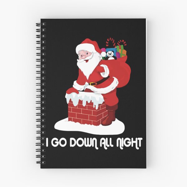 Item preview, I Go Down All Night Crude Dirty Funny Christmas Santa Shirt   designed and sold by LoveNGiftt.