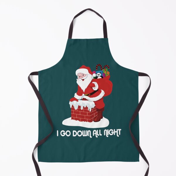 Item preview, I Go Down All Night Crude Dirty Funny Christmas Santa Shirt designed and sold by LoveNGiftt.