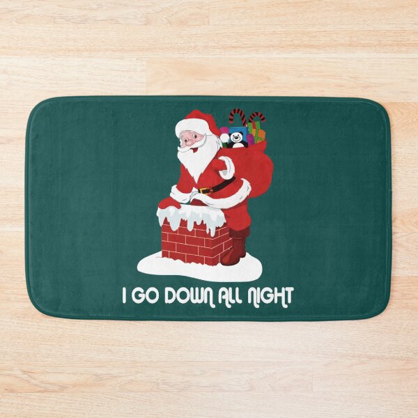 Item preview, I Go Down All Night Crude Dirty Funny Christmas Santa Shirt   designed and sold by LoveNGiftt.
