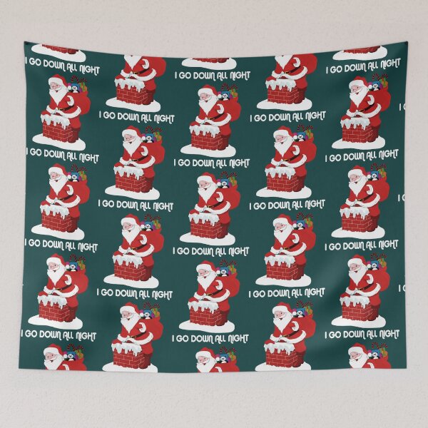 Item preview, I Go Down All Night Crude Dirty Funny Christmas Santa Shirt   designed and sold by LoveNGiftt.