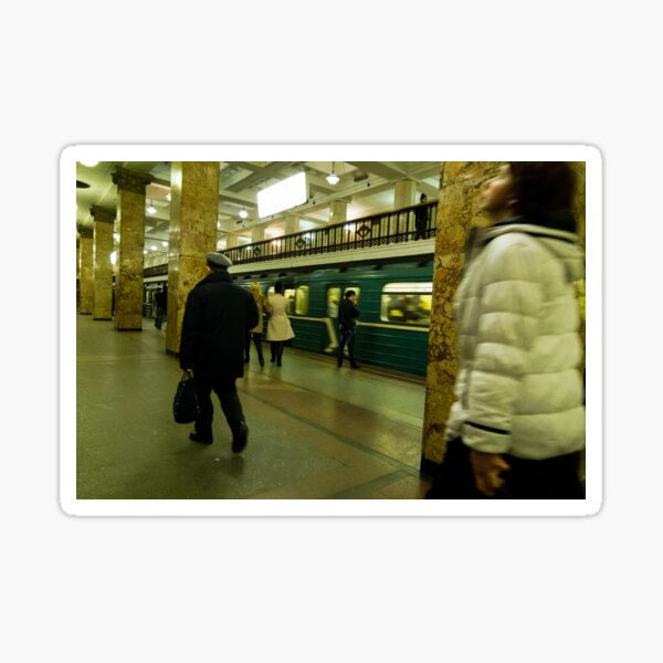 Moscow Subway Sticker