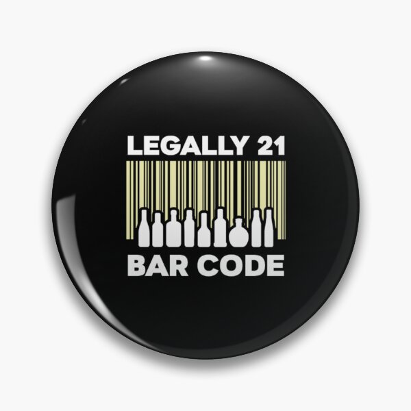 Item preview, 21st Birthday Legally 21 Years Bar Code Birthday designed and sold by Hitrelaa.