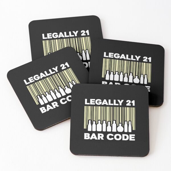 Item preview, 21st Birthday Legally 21 Years Bar Code Birthday designed and sold by Hitrelaa.