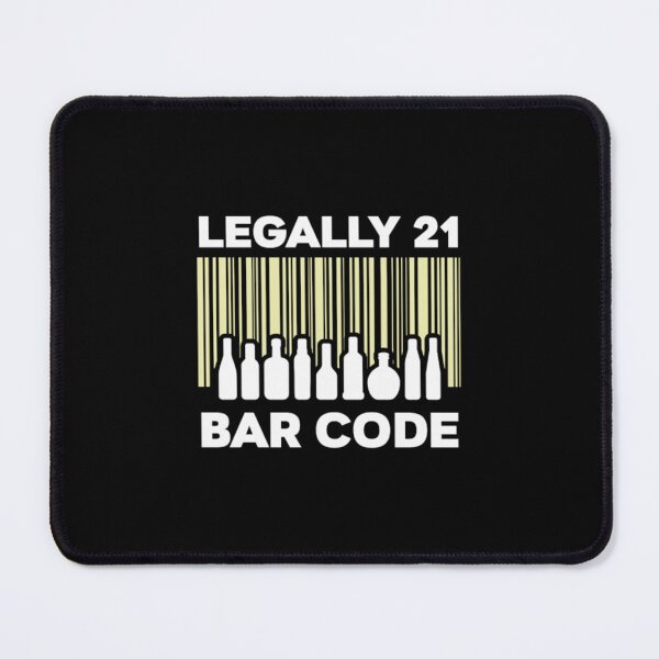 Item preview, 21st Birthday Legally 21 Years Bar Code Birthday designed and sold by Hitrelaa.