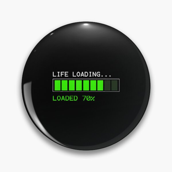 Item preview, 70th Birthday Gift Life Loading Bar Loaded 70 Desi designed and sold by Hitrelaa.
