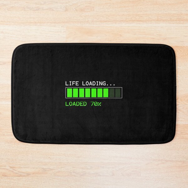 Item preview, 70th Birthday Gift Life Loading Bar Loaded 70 Desi designed and sold by Hitrelaa.