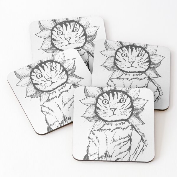 Item preview, Sunflower Cat  designed and sold by STAYSHARPDESIGN.