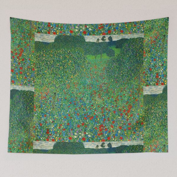 Item preview,  Field of Poppies, 1907 by Gustav Klimt designed and sold by CristalleLisa.