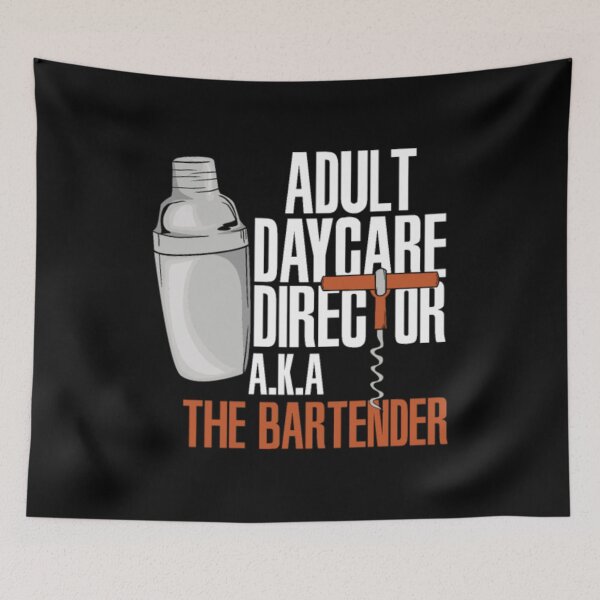 Item preview, Adult Daycare Director aka Bartender Gift Idea designed and sold by Hitrelaa.