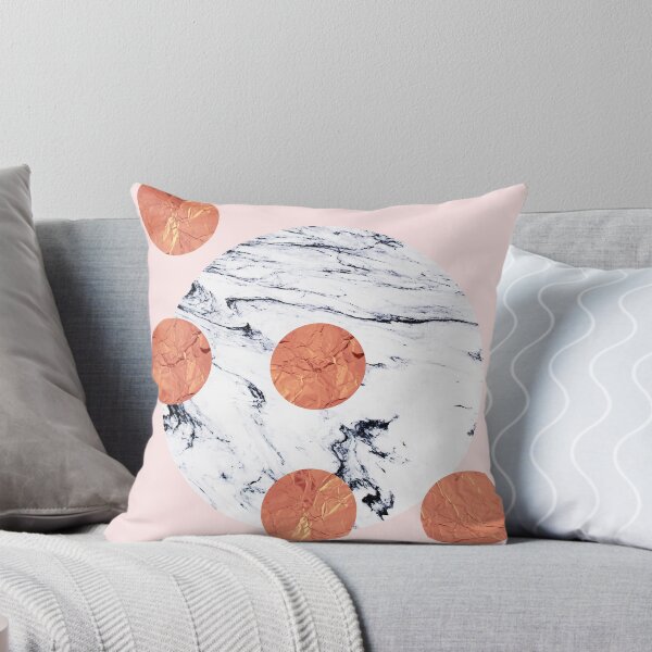 Item preview, Marble + Pink + Copper #redbubble #lifestyle designed and sold by 83oranges.com.