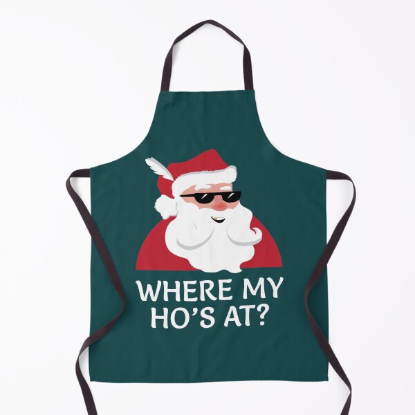 Item preview, Where My Hos At Shirt Funny Santa Claus Christmas Joke designed and sold by LoveNGiftt.