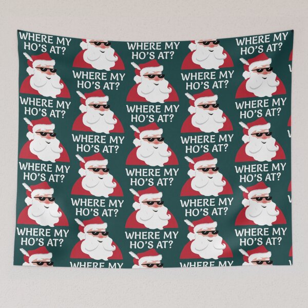 Item preview, Where My Hos At Shirt Funny Santa Claus Christmas Joke   designed and sold by LoveNGiftt.