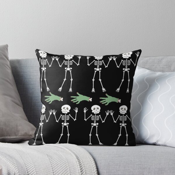 Item preview, Dancing Skeletons Gothic Halloween Pattern  designed and sold by OlgaBDesign.