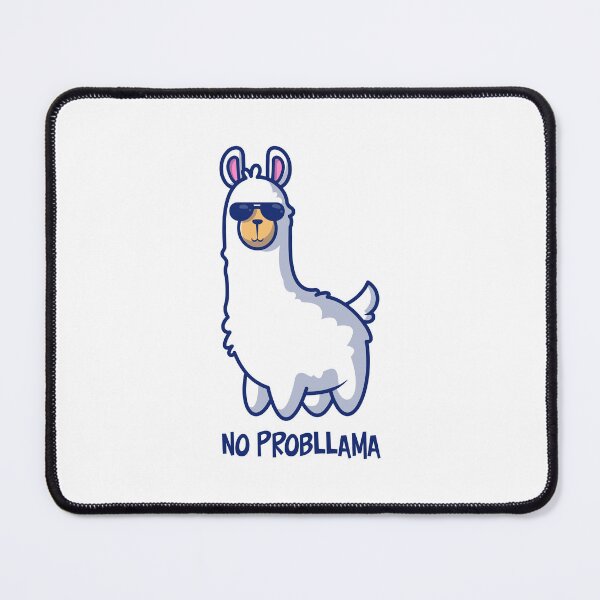 Item preview, NO PROBLAMMA funny llama and alpaca design designed and sold by w1ckerman.