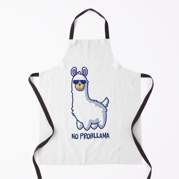 Item preview, NO PROBLAMMA funny llama and alpaca design designed and sold by w1ckerman.