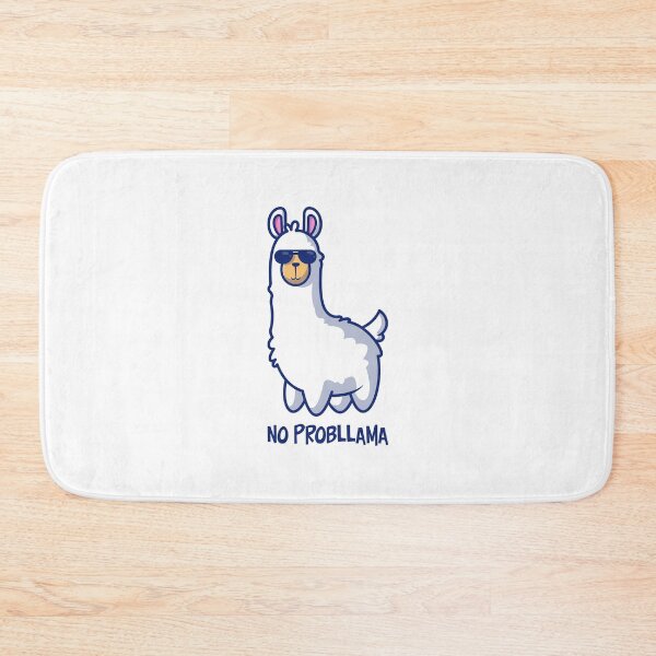 Item preview, NO PROBLAMMA funny llama and alpaca design designed and sold by w1ckerman.
