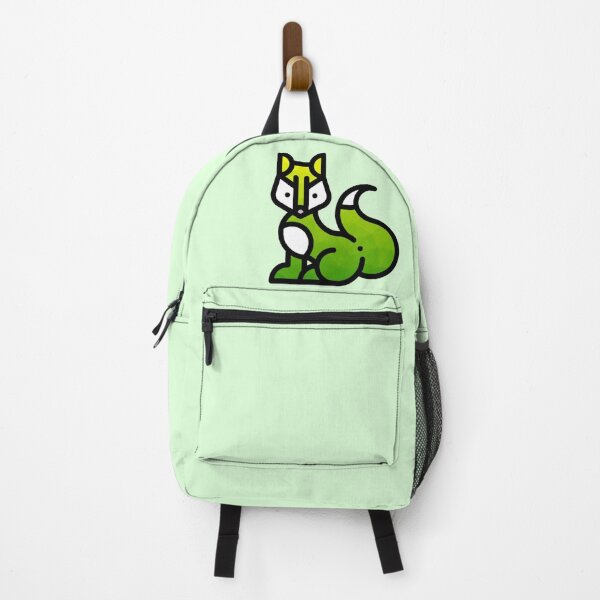 Item preview, Light green faceted elegant fox designed and sold by Camilla Wynter.