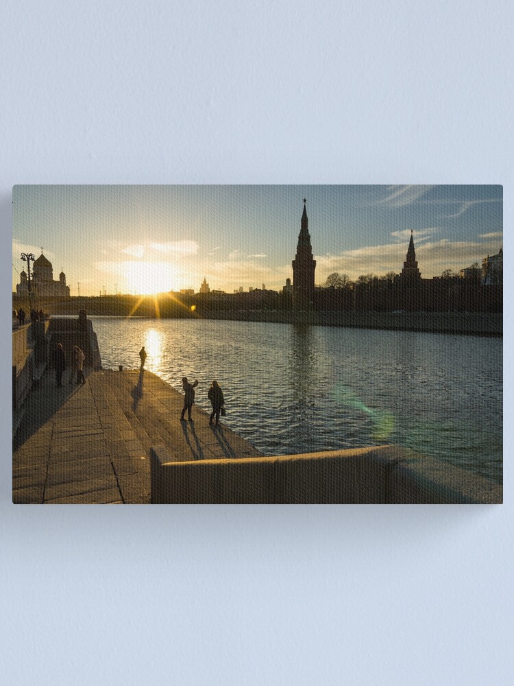 Alternate view of Snapshots at sunset - Moscow Russia Canvas Print