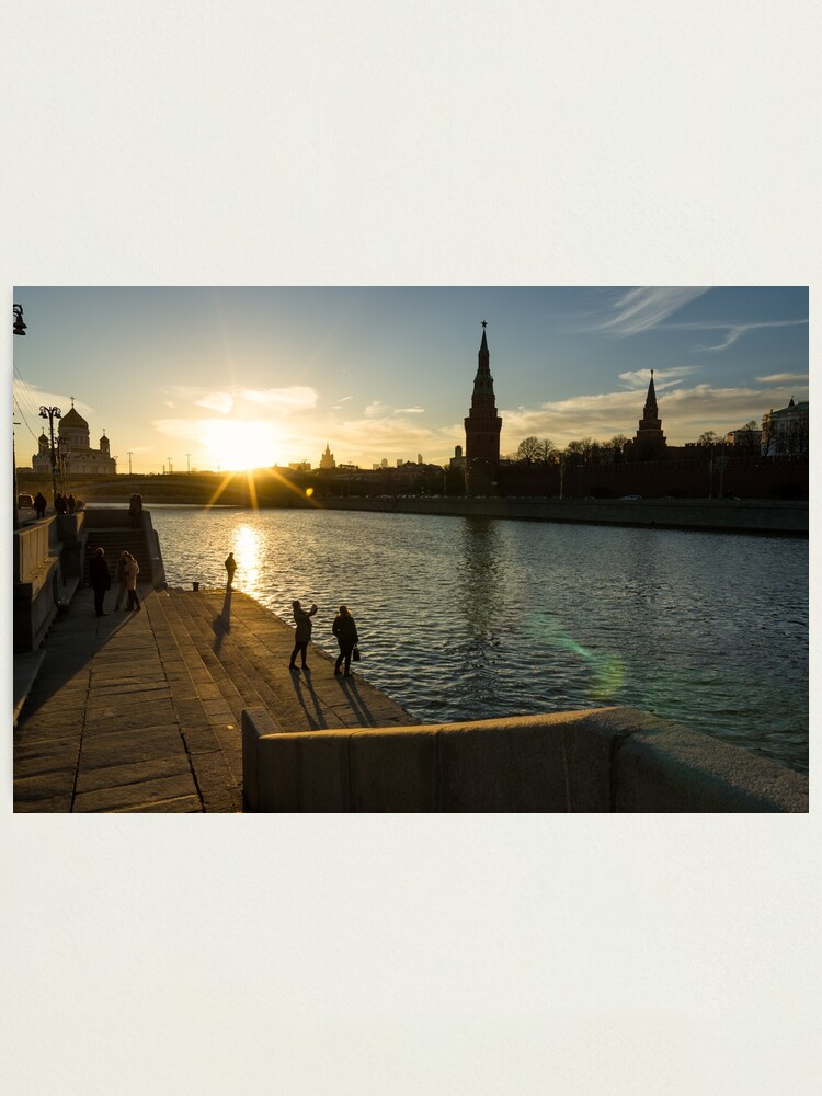 Alternate view of Snapshots at sunset - Moscow Russia Photographic Print