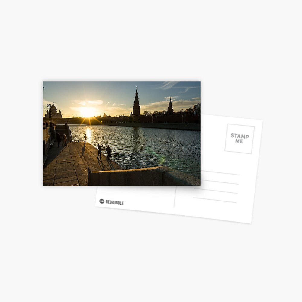 Snapshots at sunset - Moscow Russia Postcard