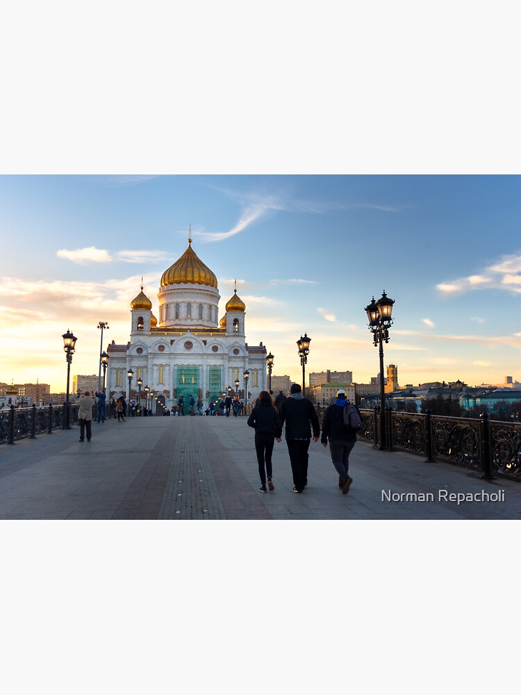 Cathedral of Christ the Saviour - Moscow Russia by keystone