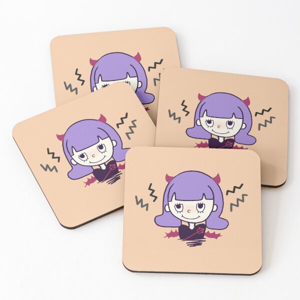 Item preview, Kawaii Halloween Girl Cute Evil Purple Harajuku Anime Goth  designed and sold by Marinaaa010.