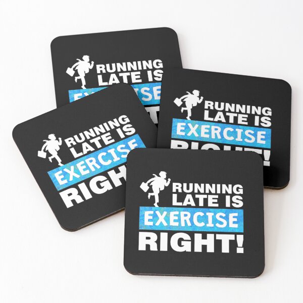 Item preview, Running Late Is Exercise Right Essential T-Shirt designed and sold by lavetalavetauv.