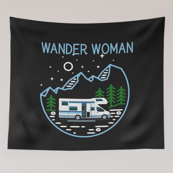 Item preview, Wander Woman Camper designed and sold by manmoo.