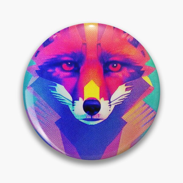 Item preview, fox halftone detective designed and sold by Grewtrel.