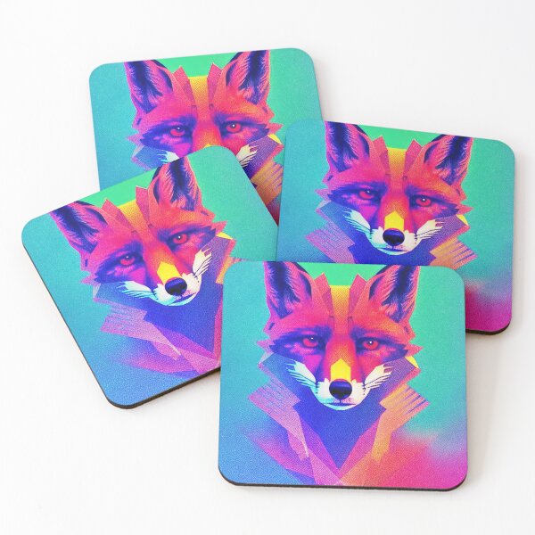 Item preview, fox halftone detective designed and sold by Grewtrel.
