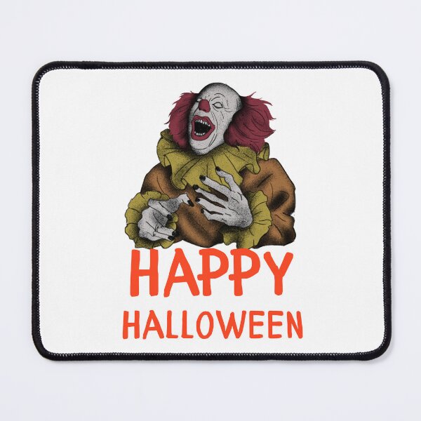 Item preview, Happy Halloween Textued Moody Halloween Clown Design designed and sold by WBP Mart.